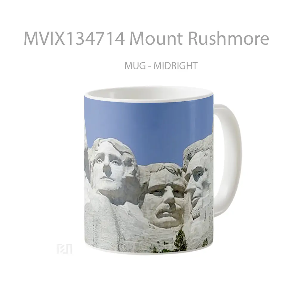 Mug Mount Rushmore Gelas Keramik Unik - All-side / Desain