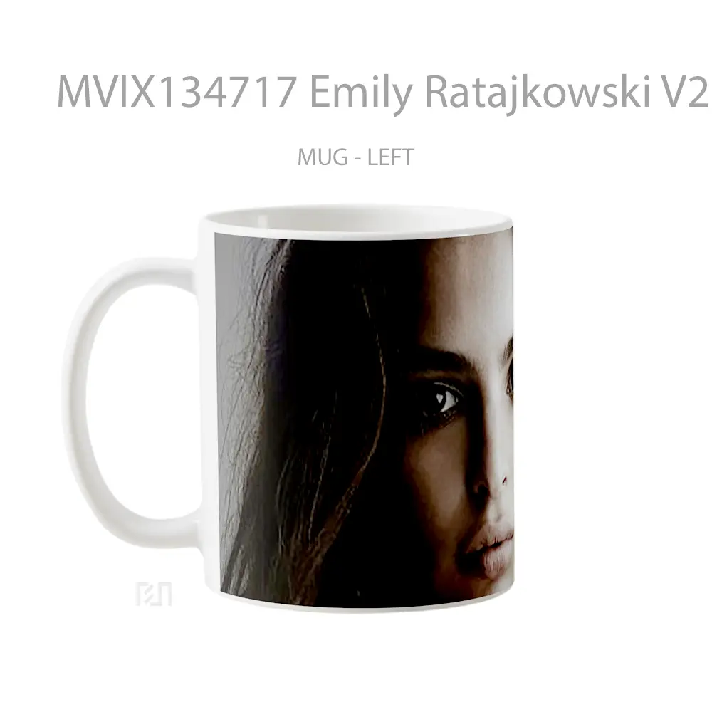 Mug Emily Ratajkowski V2 Gelas Keramik Unik - All-side / Desain