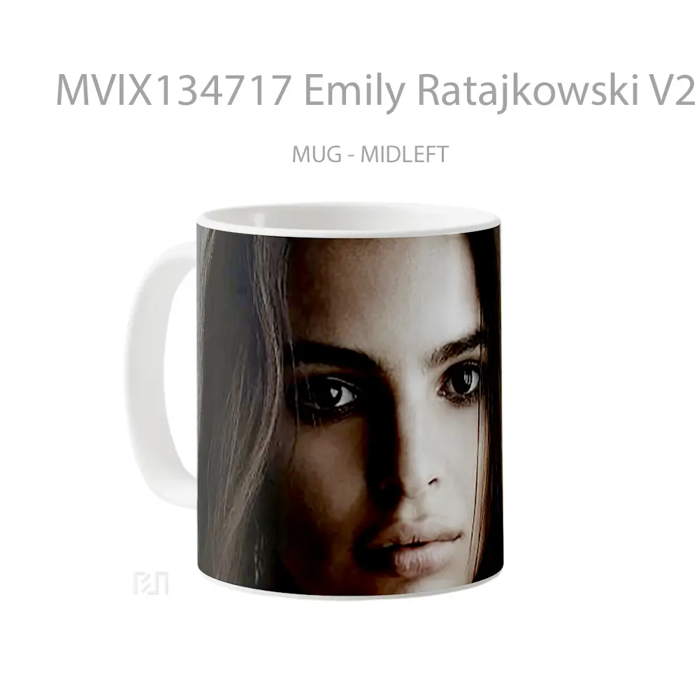 Mug Emily Ratajkowski V2 Gelas Keramik Unik - All-side / Desain