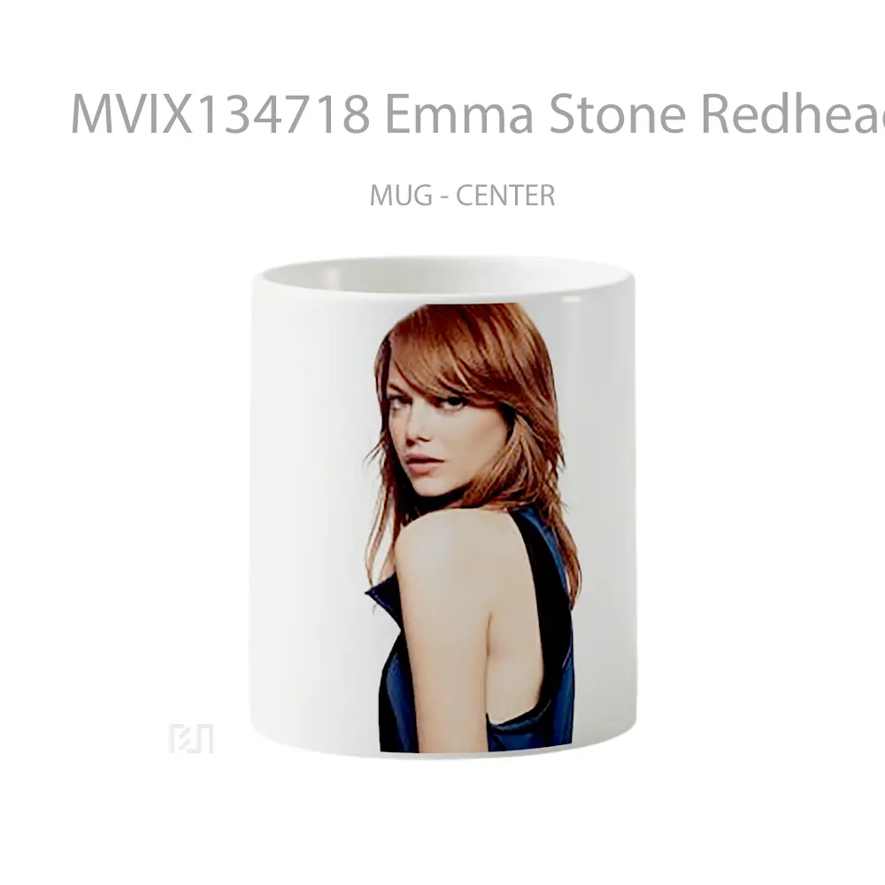 Mug Emma Stone Redhead Gelas Selebriti