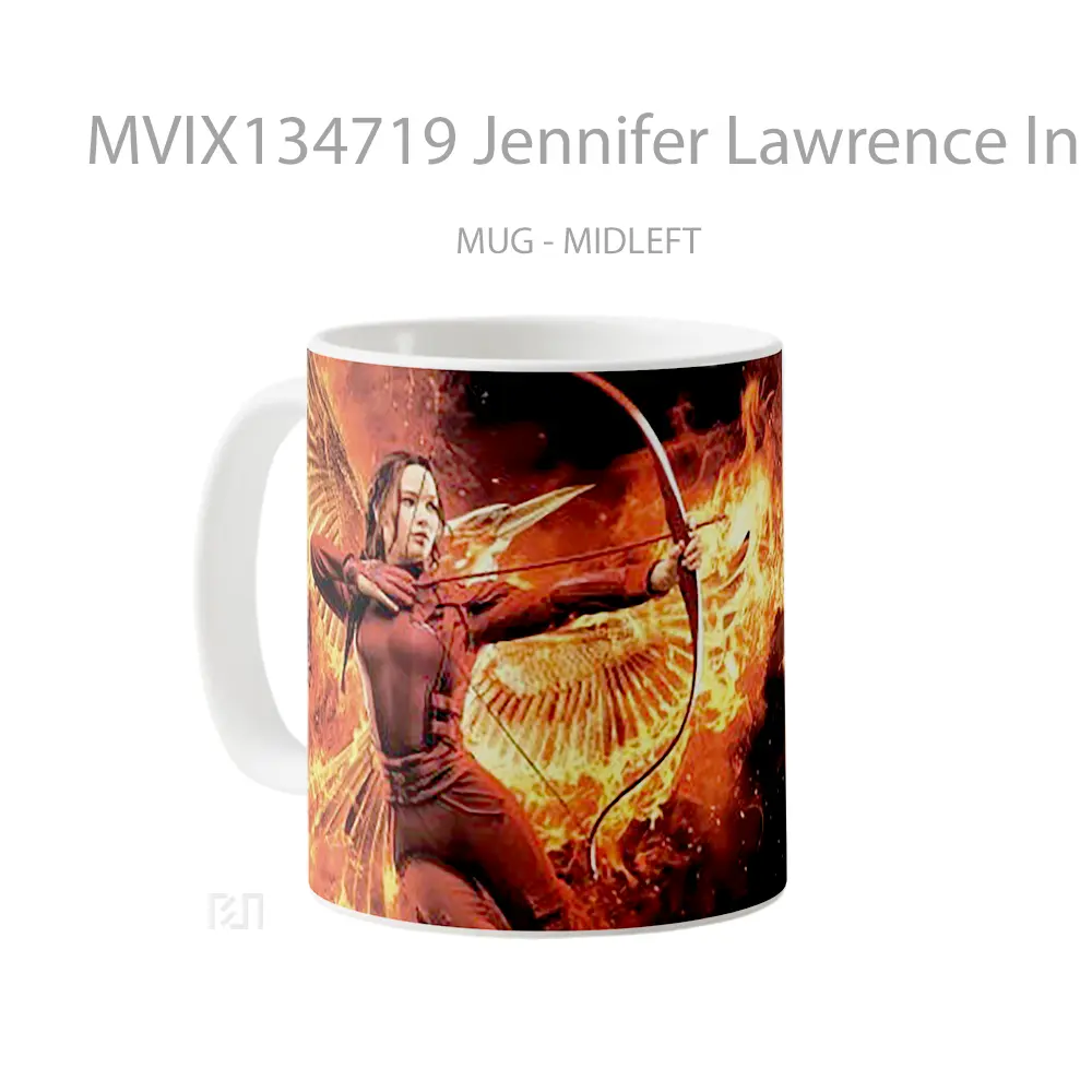 Mug Jennifer Lawrence In Mockingjay Gelas Keramik Unik - All-side / Desain