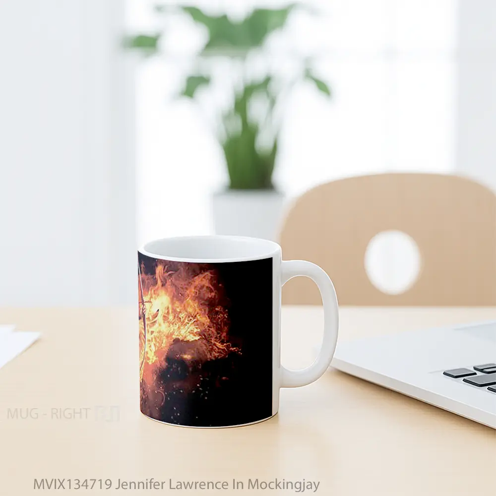 Mug Jennifer Lawrence In Mockingjay Gelas Keramik Unik - All-side / Desain