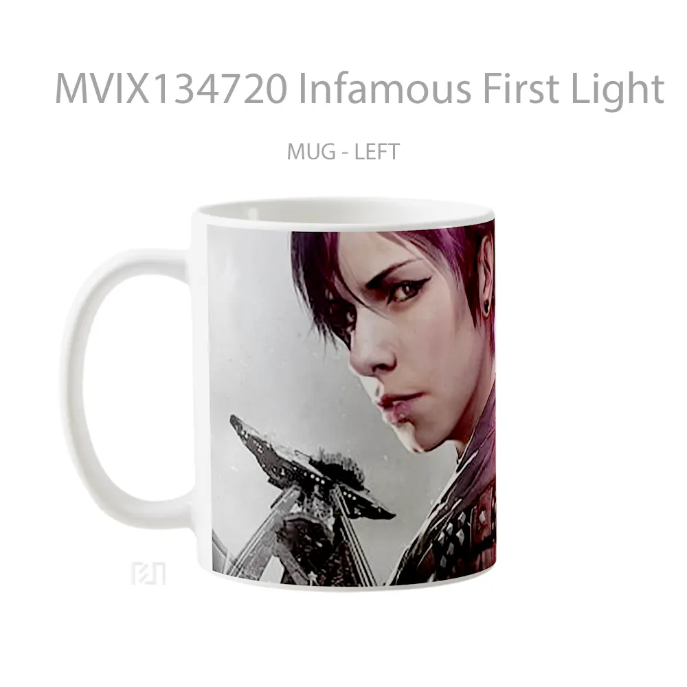 Mug Infamous First Light Gelas Keramik Unik - All-side / Desain