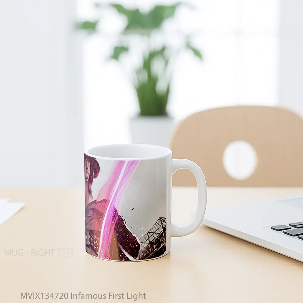 Mug Infamous First Light Gelas Keramik Unik - All-side / Desain