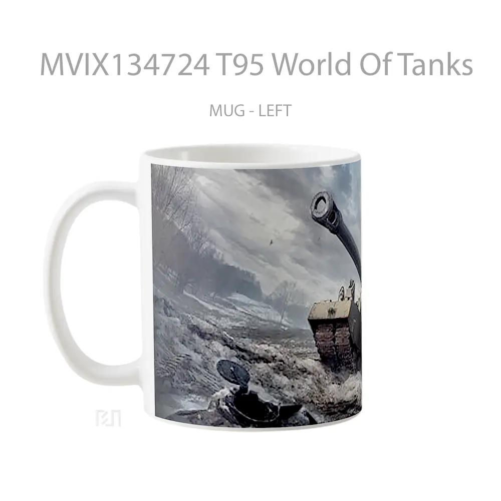 Mug T95 World Of Tanks Gelas Keramik Unik - All-side / Desain