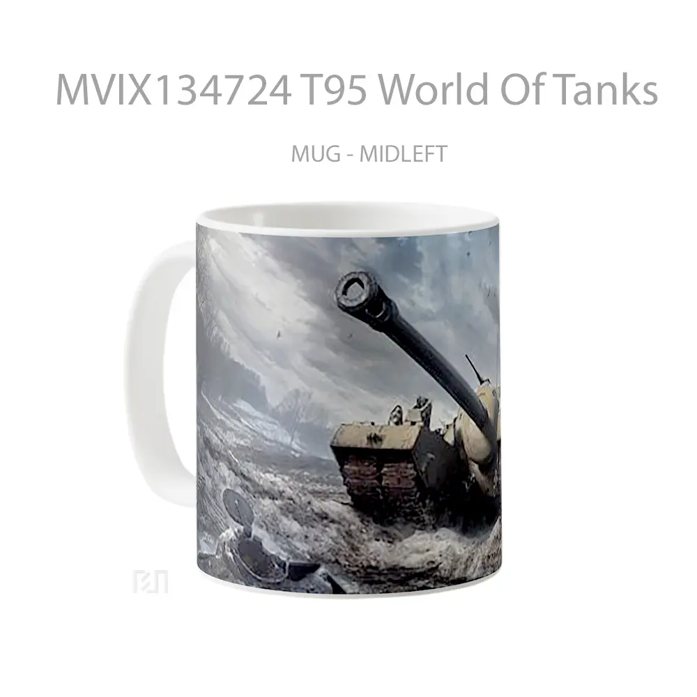 Mug T95 World Of Tanks Gelas Keramik Unik - All-side / Desain