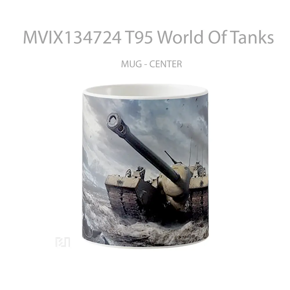 Mug T95 World Of Tanks Gelas Keramik Unik