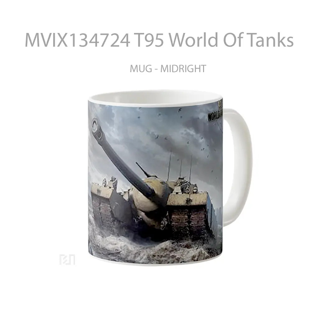 Mug T95 World Of Tanks Gelas Keramik Unik - All-side / Desain