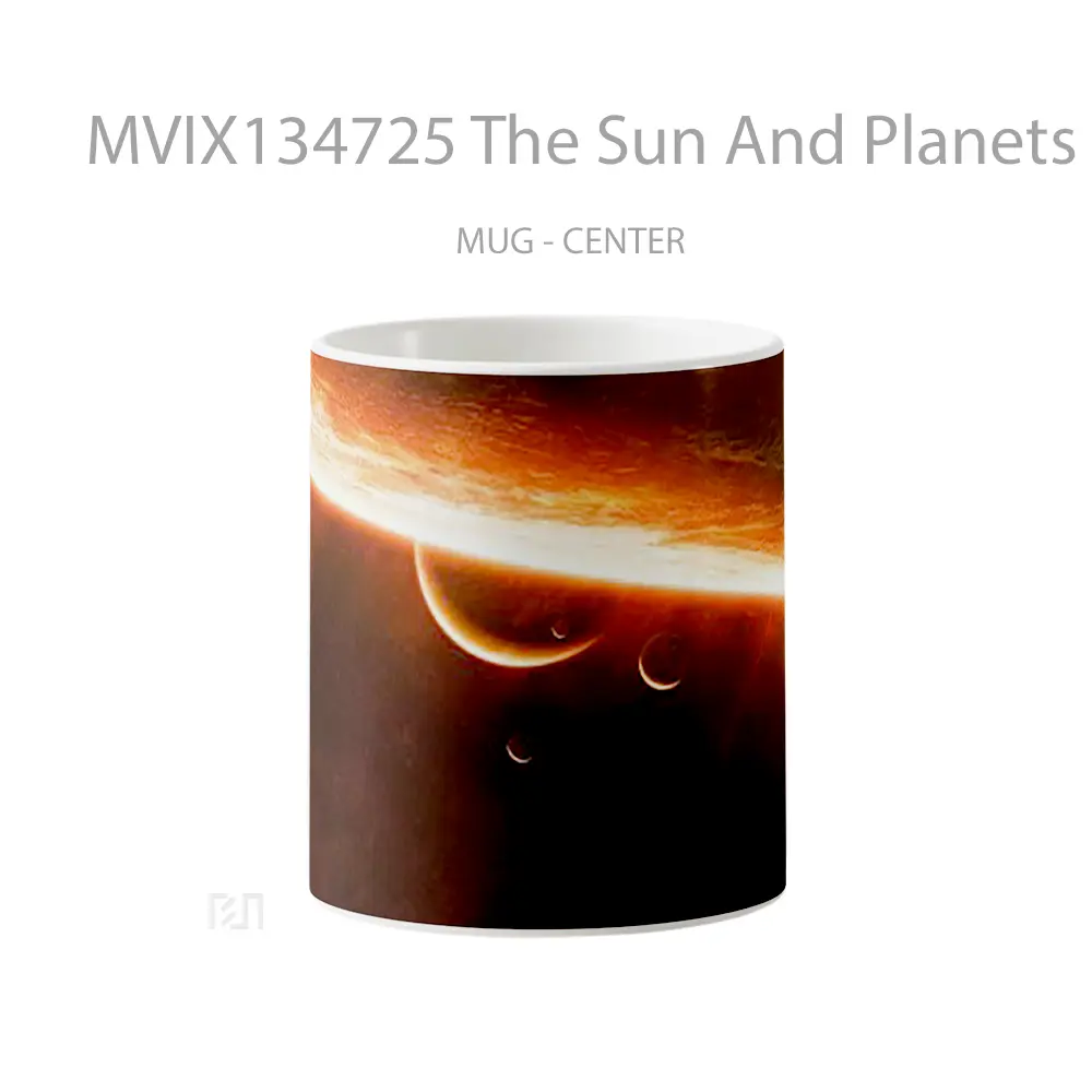 Mug The Sun And Planets Gelas Astronomi