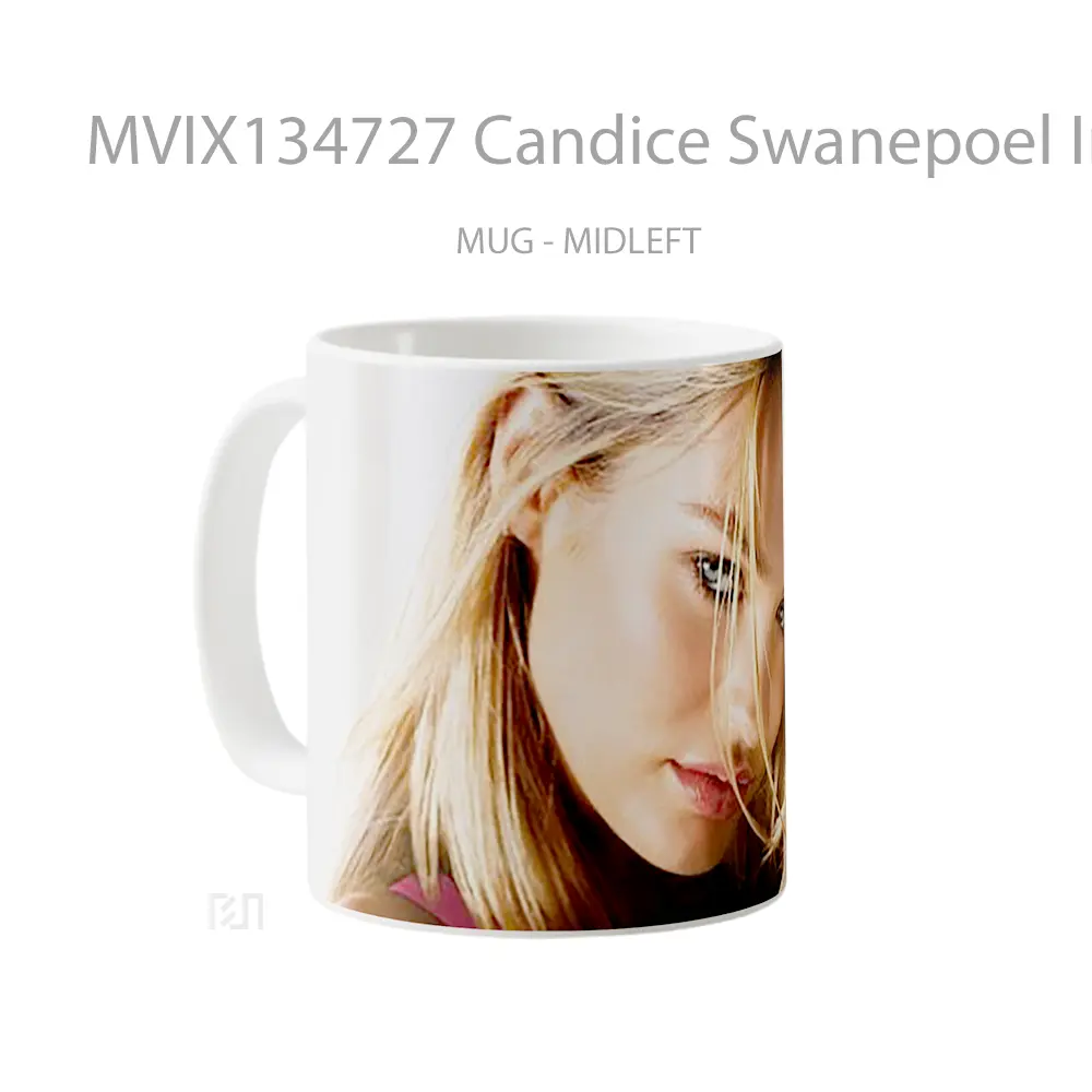 Mug Candice Swanepoel In An Almoada Gelas Keramik Unik - All-side / Desain