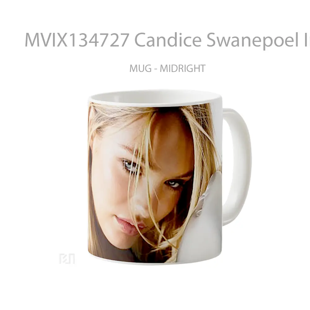 Mug Candice Swanepoel In An Almoada Gelas Keramik Unik - All-side / Desain