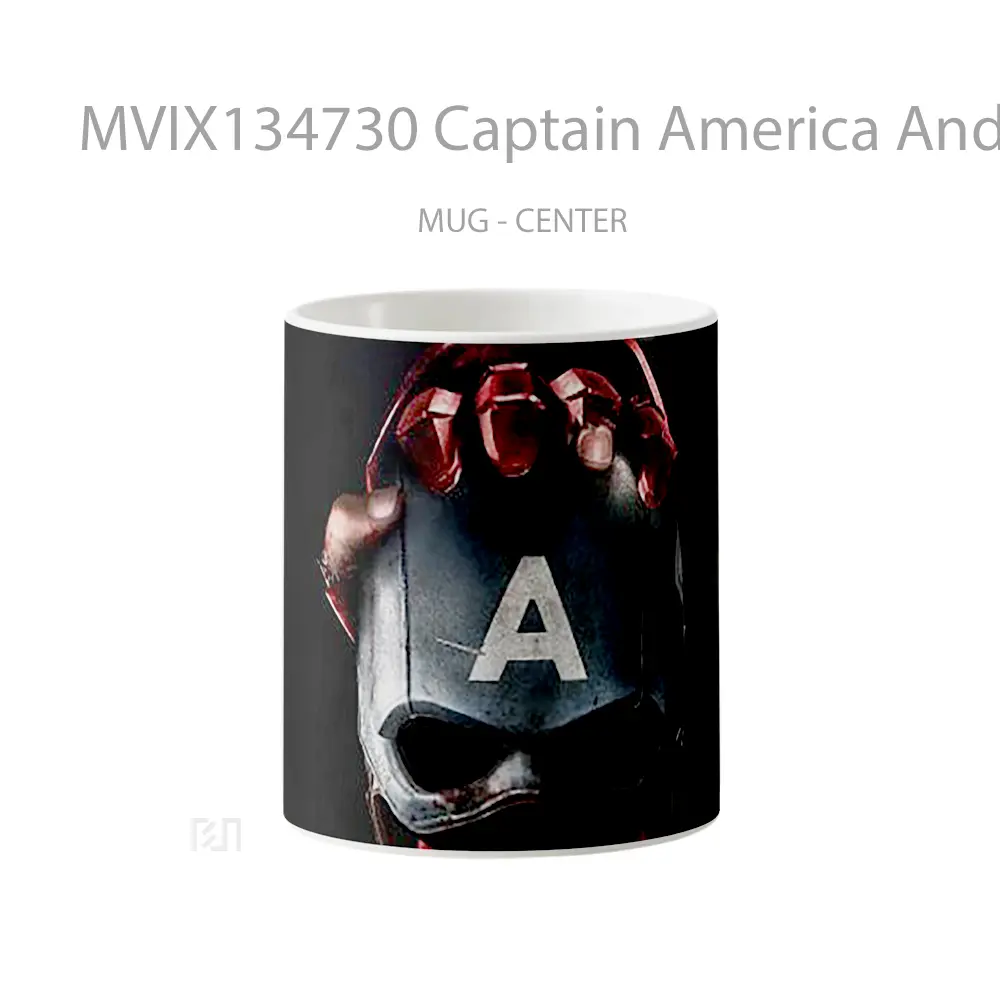 Mug Captain America And Iron Man Civil War Gelas Superhero