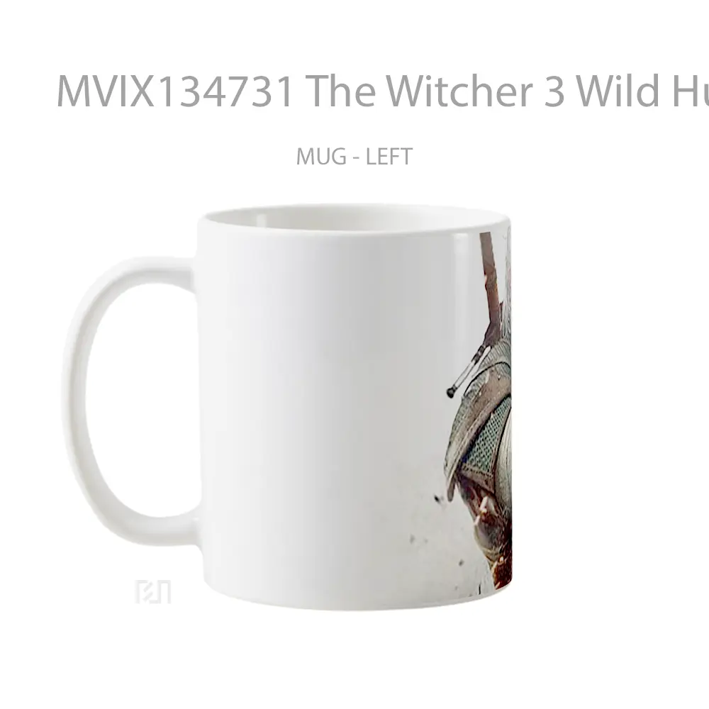 Mug The Witcher 3 Wild Hunt Gelas Keramik Unik - All-side / Desain