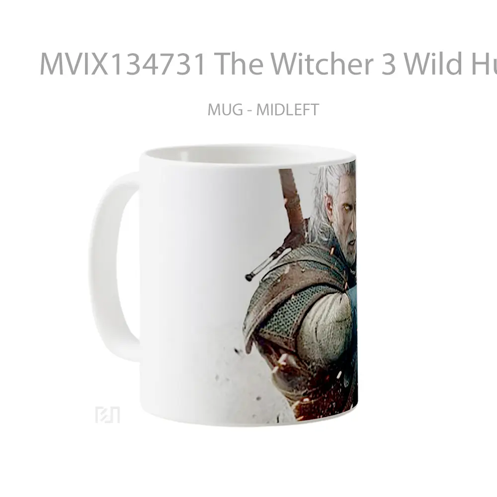 Mug The Witcher 3 Wild Hunt Gelas Keramik Unik - All-side / Desain