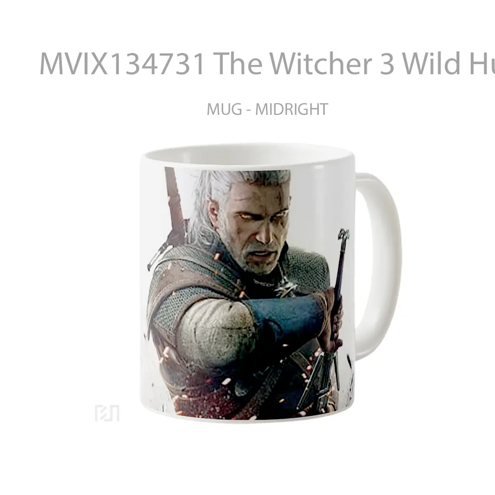 Mug The Witcher 3 Wild Hunt Gelas Keramik Unik - All-side / Desain
