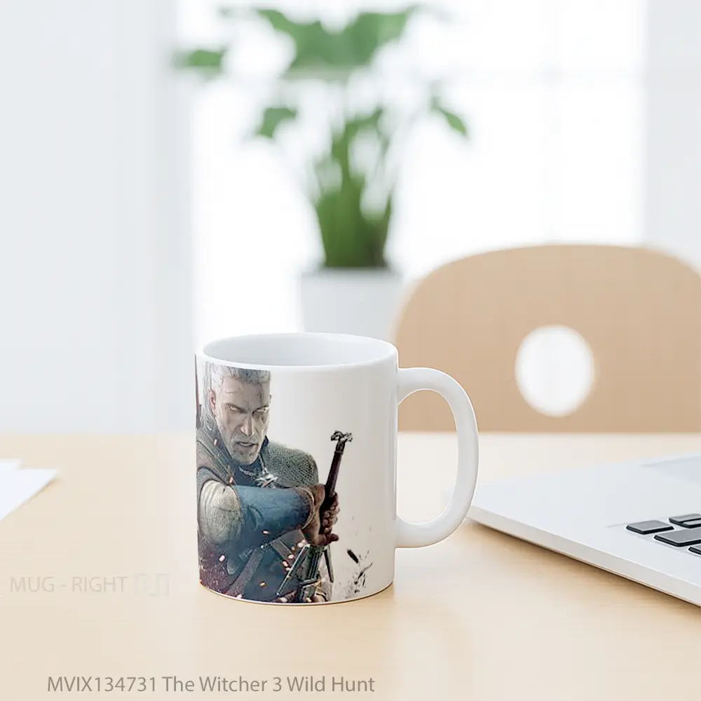 Mug The Witcher 3 Wild Hunt Gelas Keramik Unik - All-side / Desain
