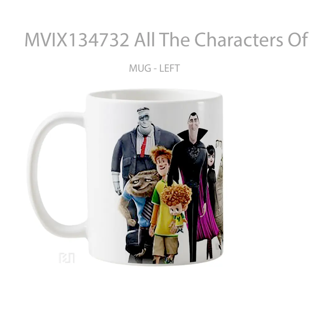Mug All The Characters Of Hotel Transylvania 2 Gelas Keramik Unik - All-side / Desain