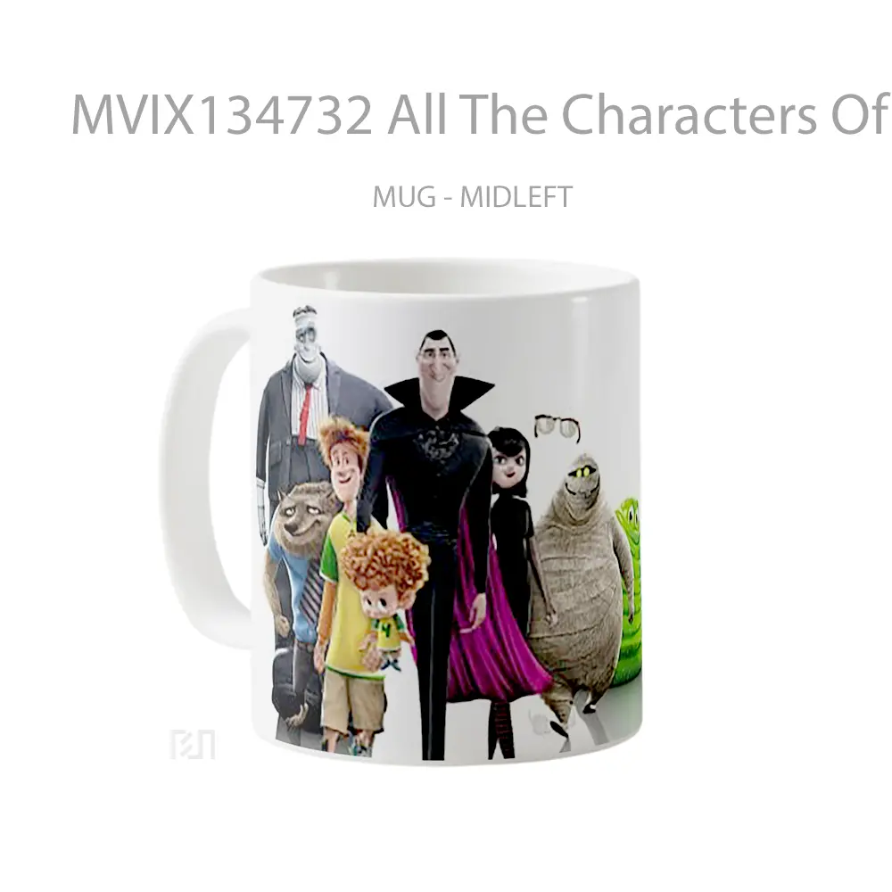Mug All The Characters Of Hotel Transylvania 2 Gelas Keramik Unik - All-side / Desain