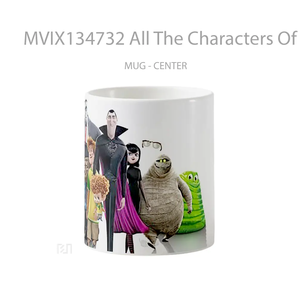 Mug All The Characters Of Hotel Transylvania 2 Gelas Keramik Unik