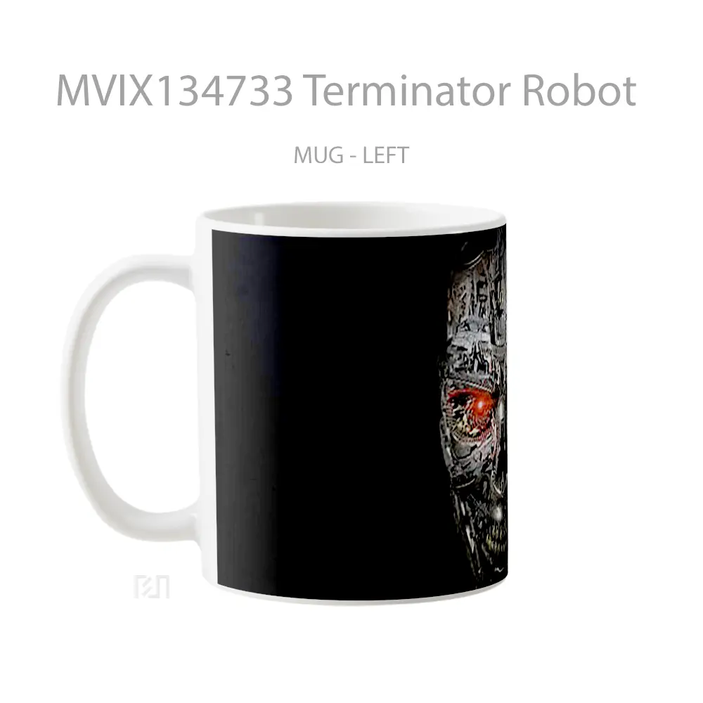 Mug Terminator Robot Gelas Film - All-side / Desain