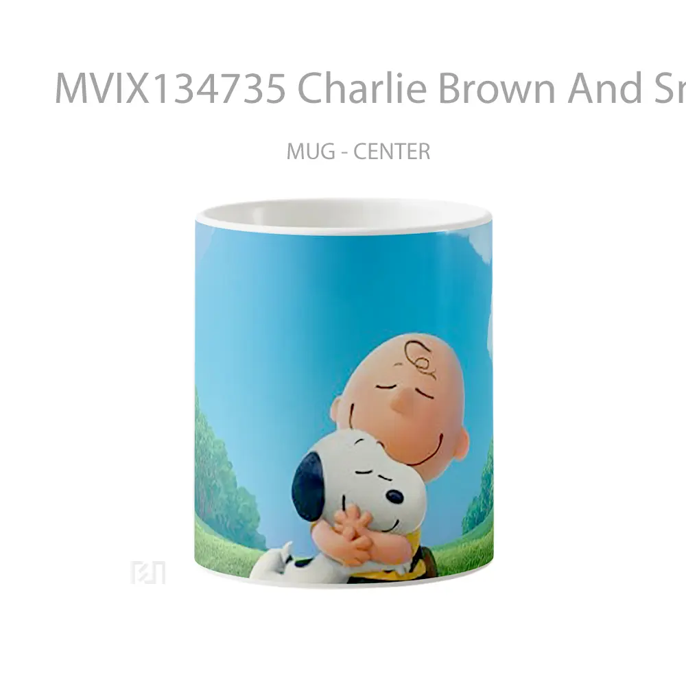 Mug Charlie Brown And Snoopy V2 Gelas Keramik Unik