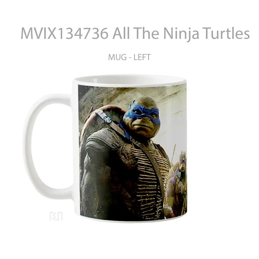 Mug All The Ninja Turtles Gelas Hewan Lucu - All-side / Desain