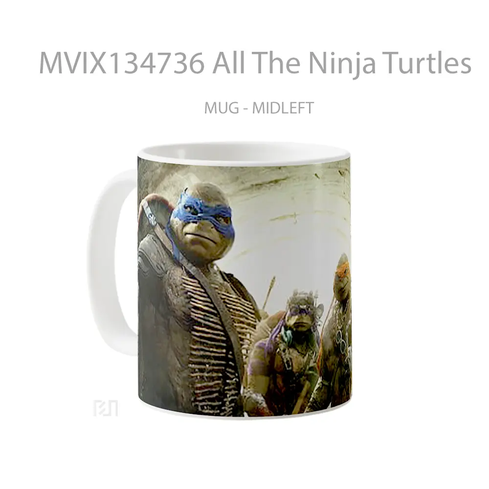 Mug All The Ninja Turtles Gelas Hewan Lucu - All-side / Desain