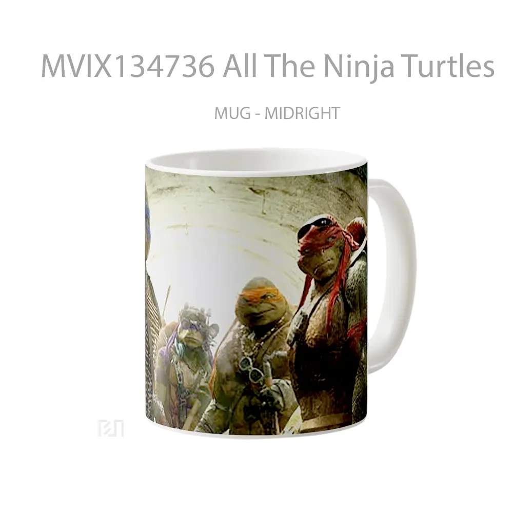 Mug All The Ninja Turtles Gelas Hewan Lucu - All-side / Desain