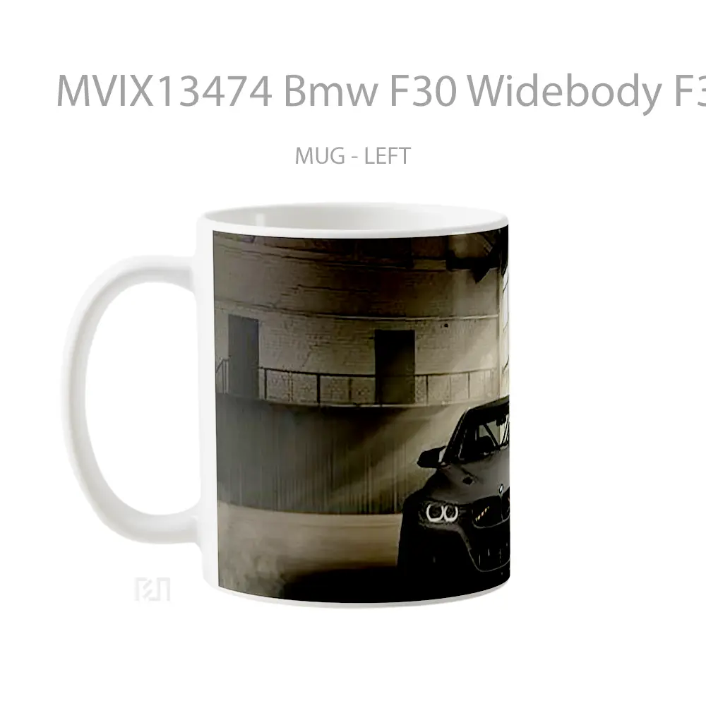 Mug Bmw F30 Widebody F30 Cangkir Mobil - All-side / Desain