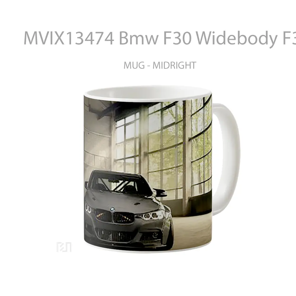 Mug Bmw F30 Widebody F30 Cangkir Mobil - All-side / Desain