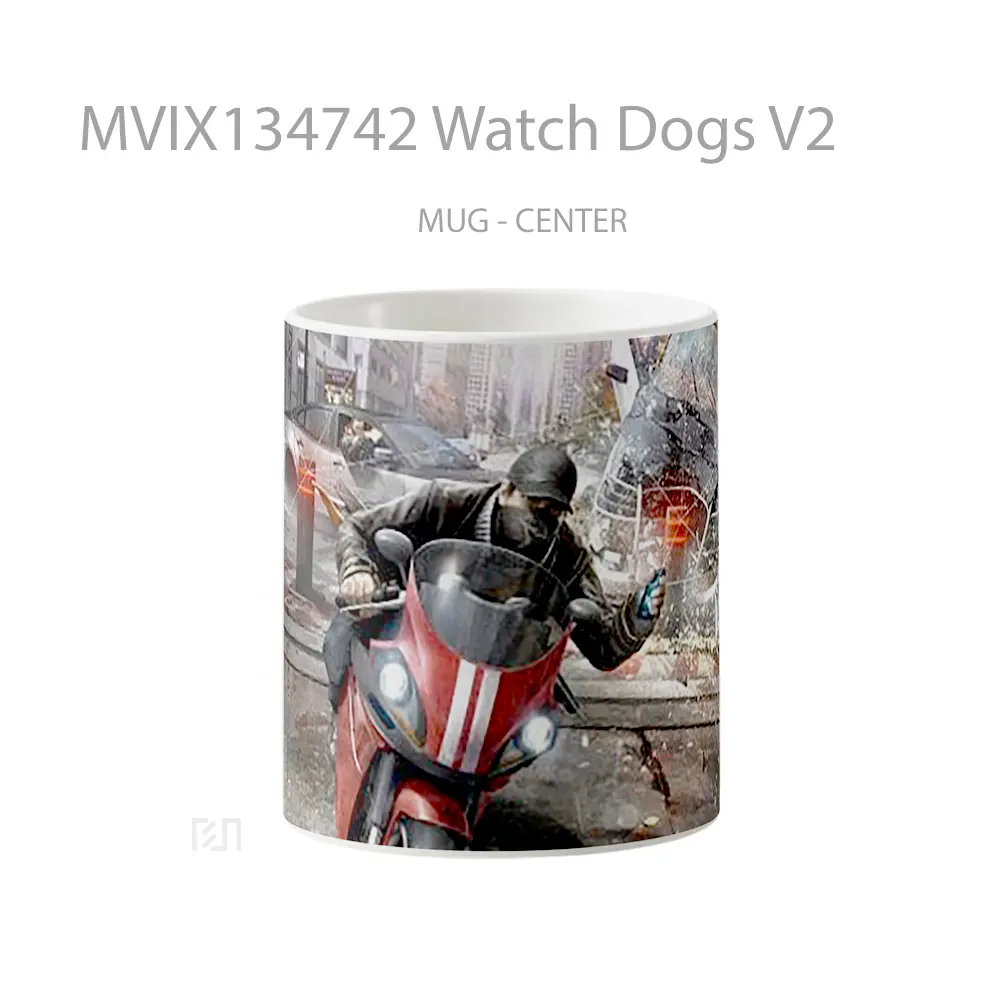 Mug Watch Dogs V2 Gelas Hewan Lucu