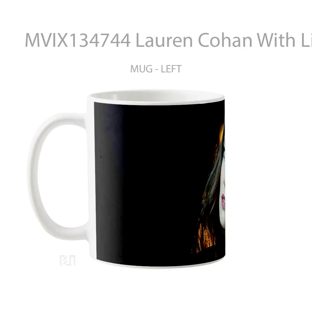 Mug Lauren Cohan With Lights Gelas Keramik Unik - All-side / Desain