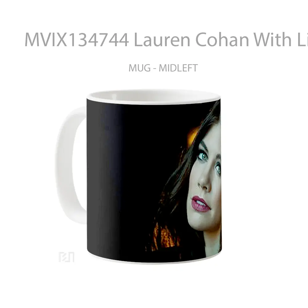 Mug Lauren Cohan With Lights Gelas Keramik Unik - All-side / Desain