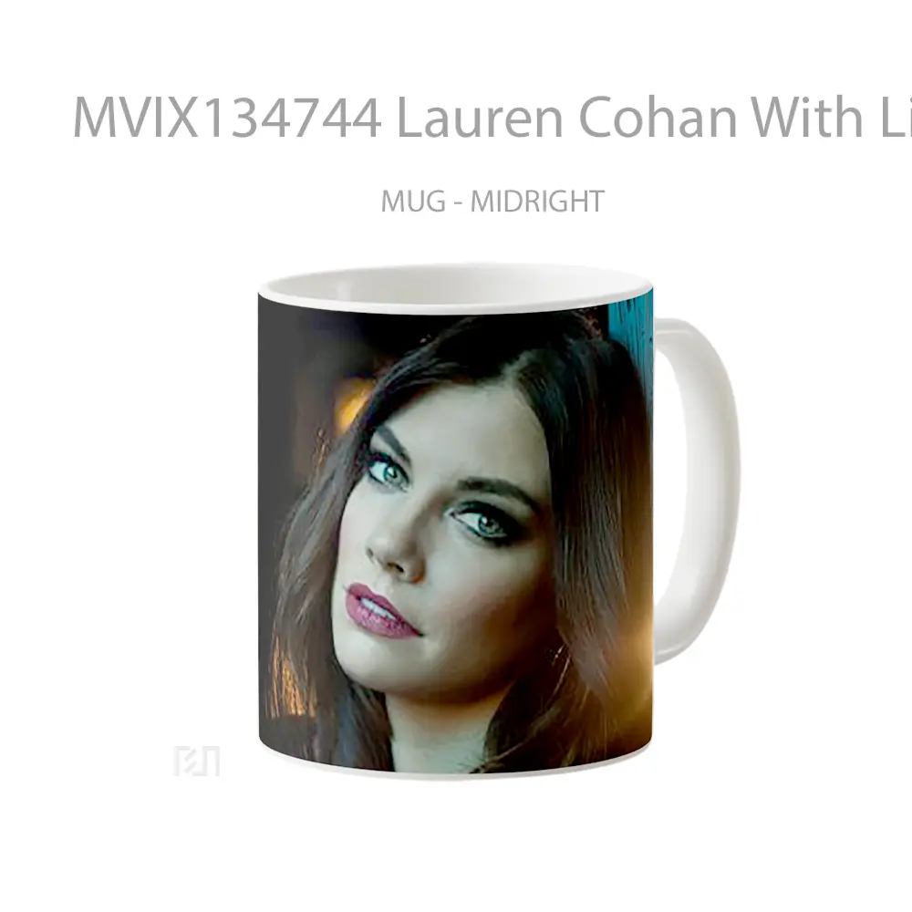 Mug Lauren Cohan With Lights Gelas Keramik Unik - All-side / Desain