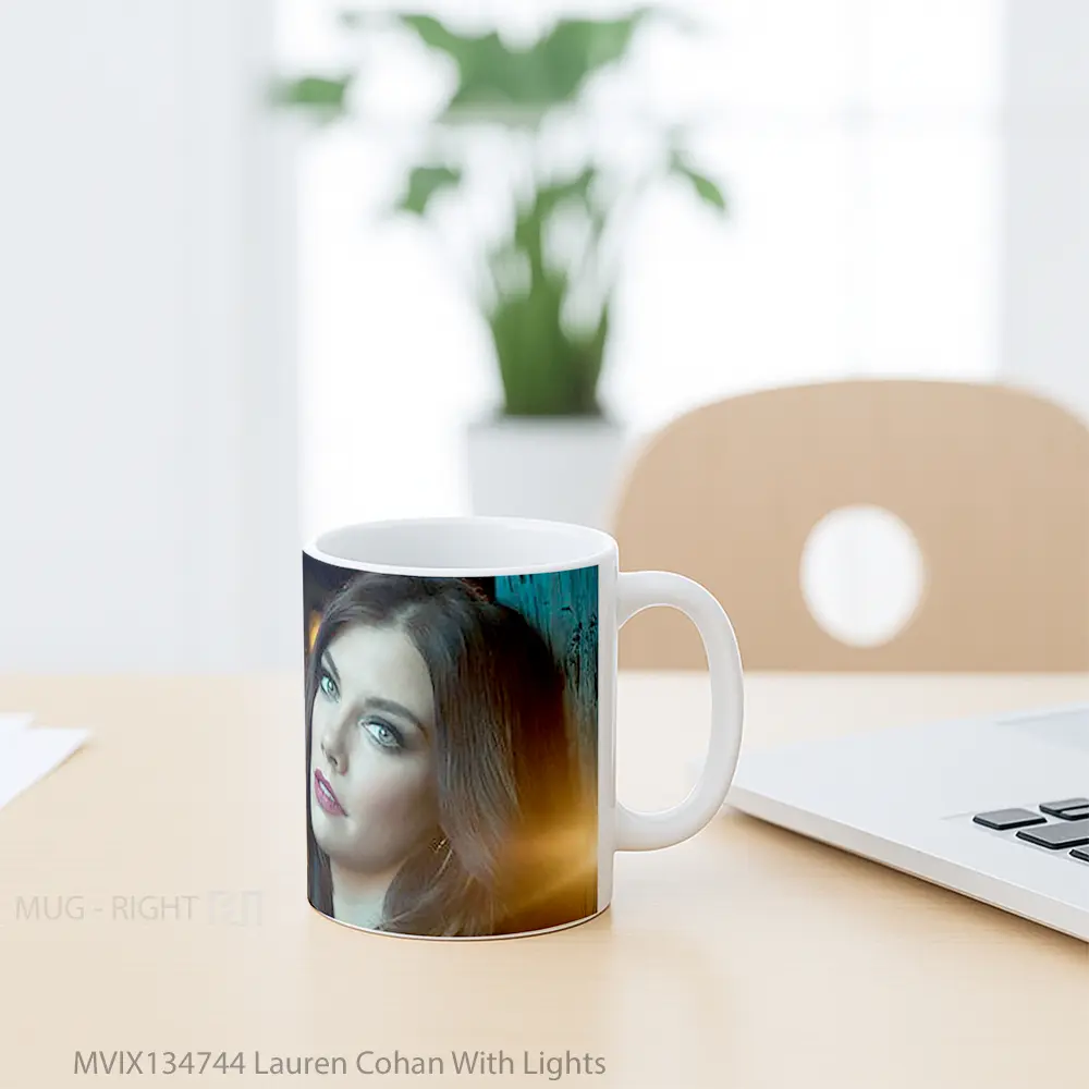 Mug Lauren Cohan With Lights Gelas Keramik Unik - All-side / Desain