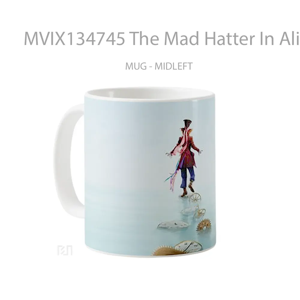 Mug The Mad Hatter In Alice Through The Looking Glass Gelas Keramik Unik - All-side / Desain
