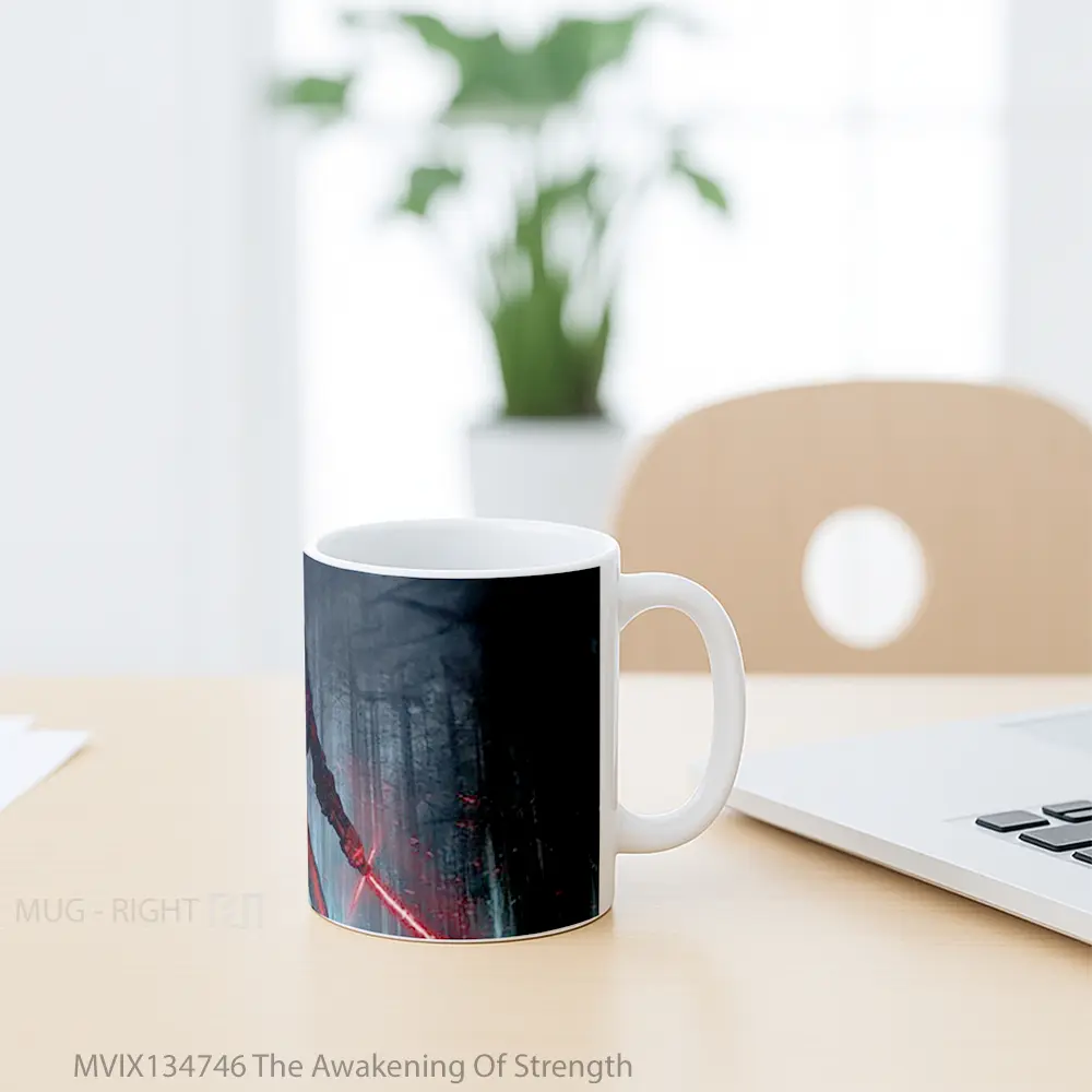 Mug The Awakening Of Strength Gelas Keramik Unik - All-side / Desain