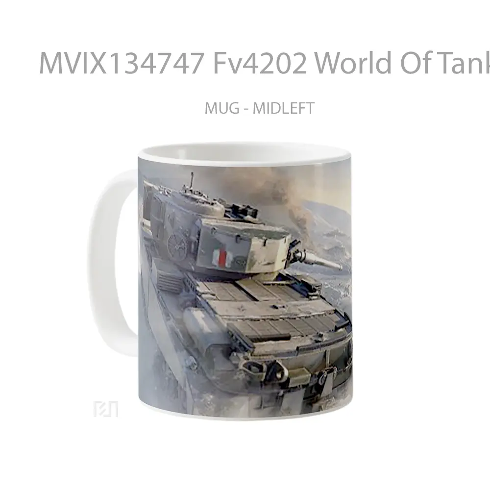 Mug Fv4202 World Of Tanks Gelas Keramik Unik - All-side / Desain