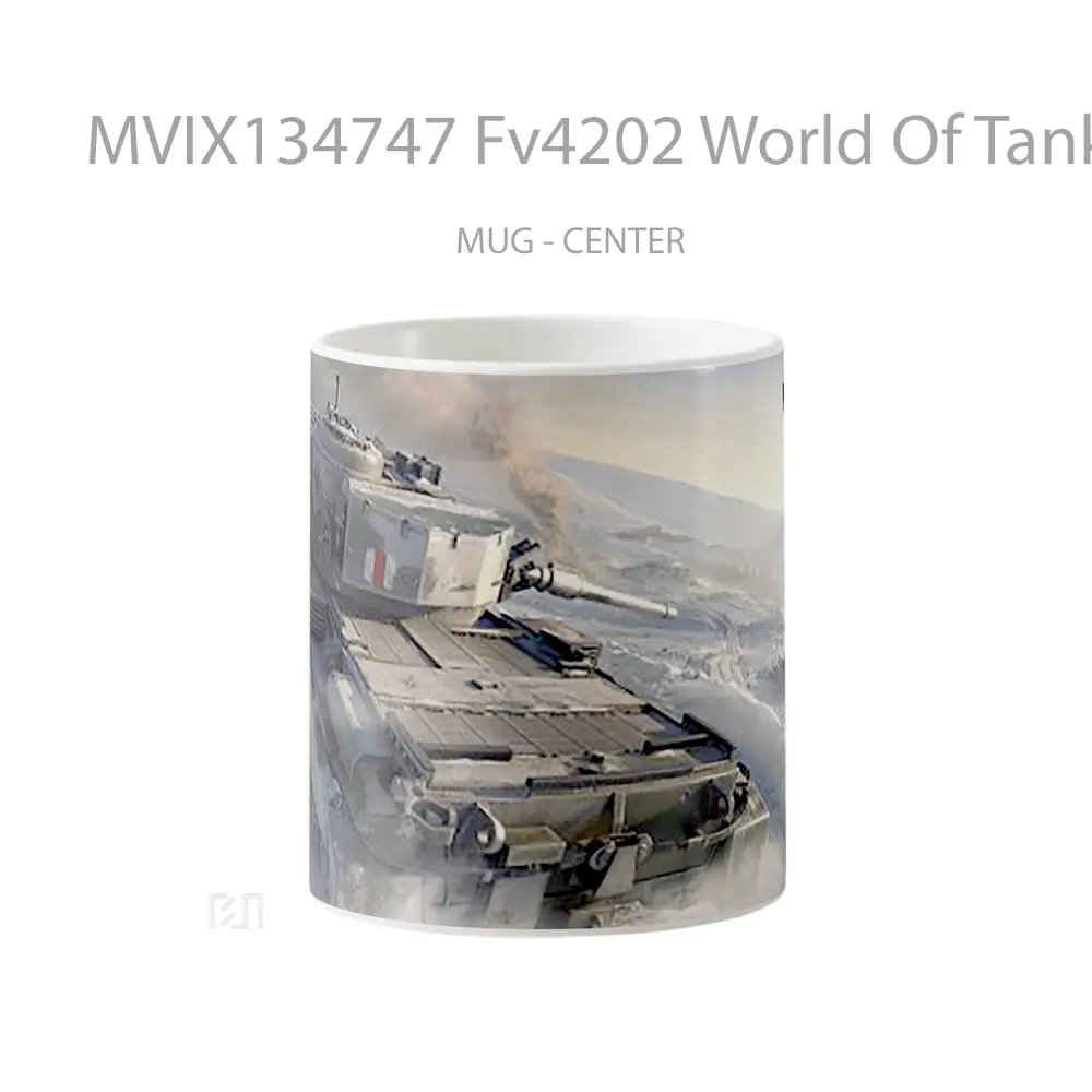 Mug Fv4202 World Of Tanks Gelas Keramik Unik