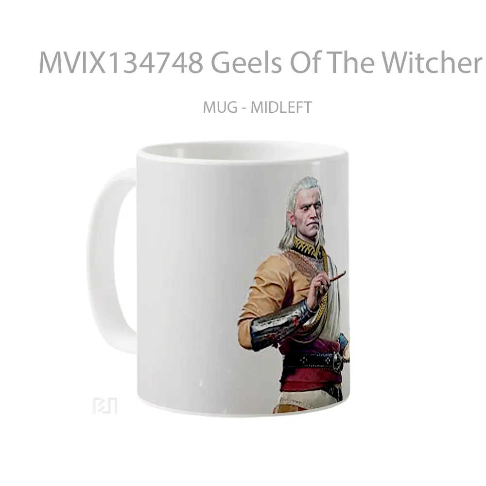 Mug Geels Of The Witcher 3 Wild Hunt Gelas Keramik Unik - All-side / Desain
