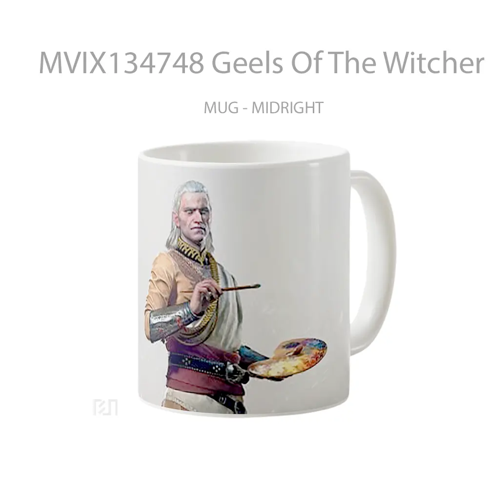 Mug Geels Of The Witcher 3 Wild Hunt Gelas Keramik Unik - All-side / Desain