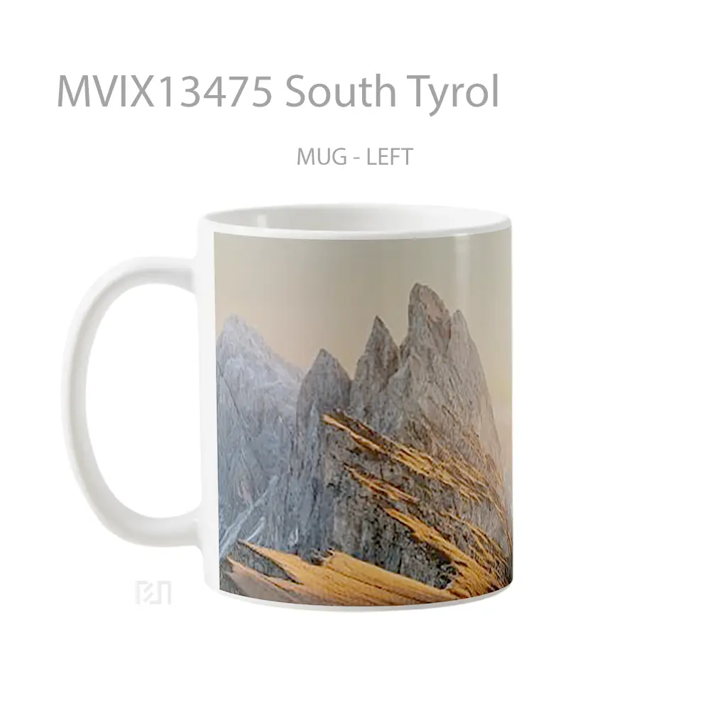 Mug South Tyrol Gelas Keramik Unik - All-side / Desain