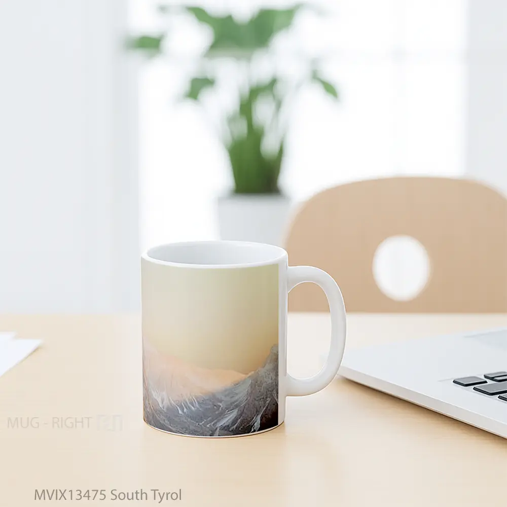 Mug South Tyrol Gelas Keramik Unik - All-side / Desain