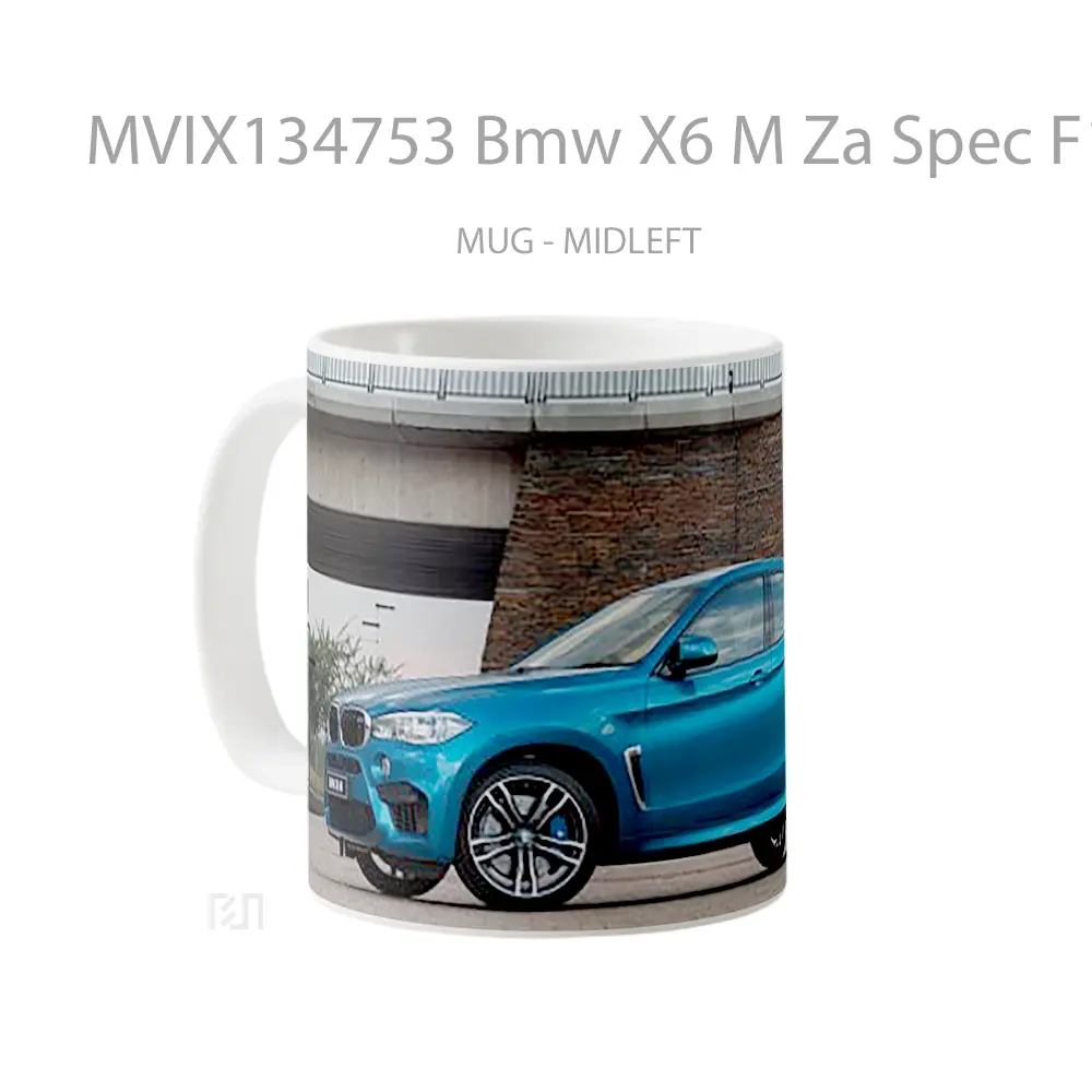 Mug Bmw X6 M Za Spec F16 Cangkir Mobil - All-side / Desain