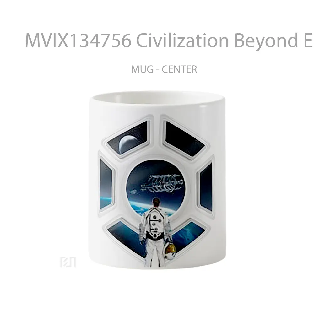Mug Civilization Beyond Earth Gelas Keramik Unik