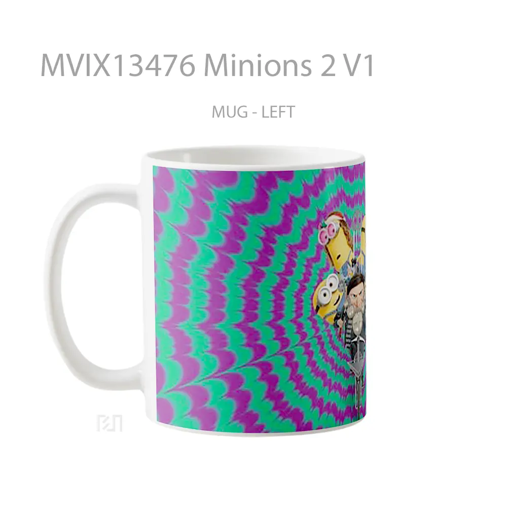 Mug Minions 2 V1 Gelas Kartun - All-side / Desain