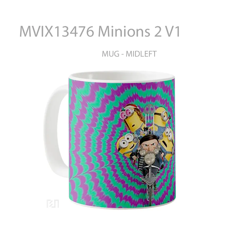 Mug Minions 2 V1 Gelas Kartun - All-side / Desain