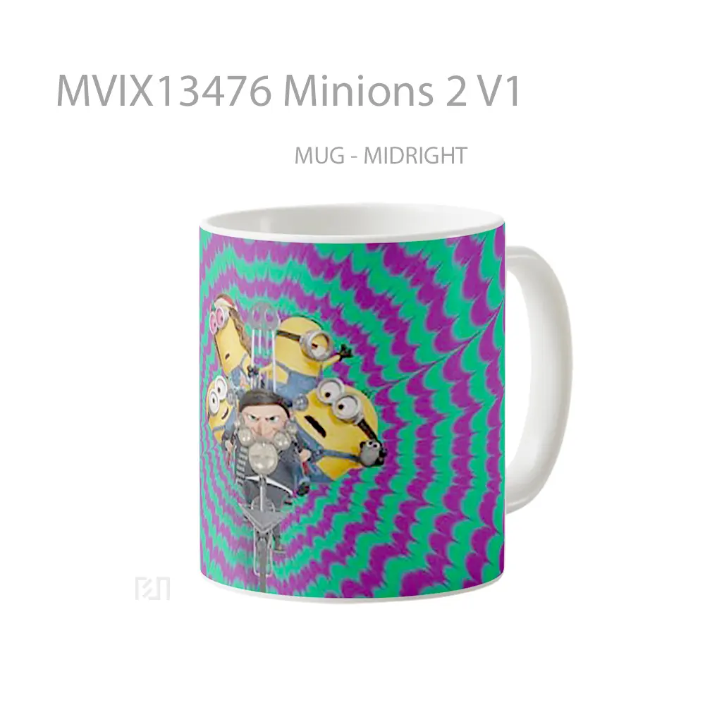 Mug Minions 2 V1 Gelas Kartun - All-side / Desain