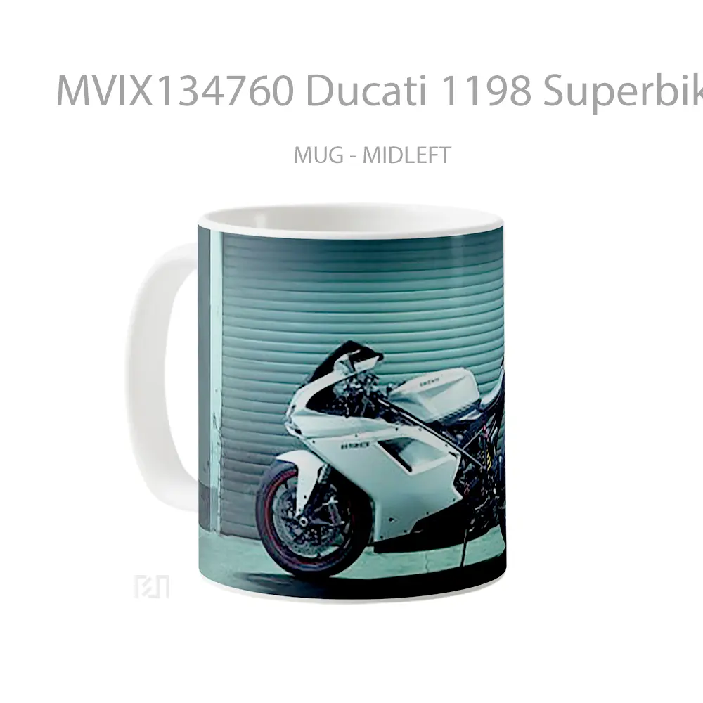 Mug Ducati 1198 Superbike Cangkir Mobil - All-side / Desain