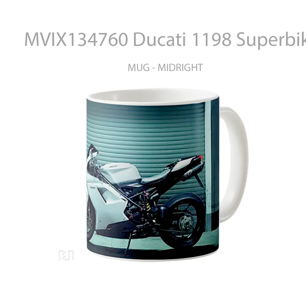 Mug Ducati 1198 Superbike Cangkir Mobil - All-side / Desain